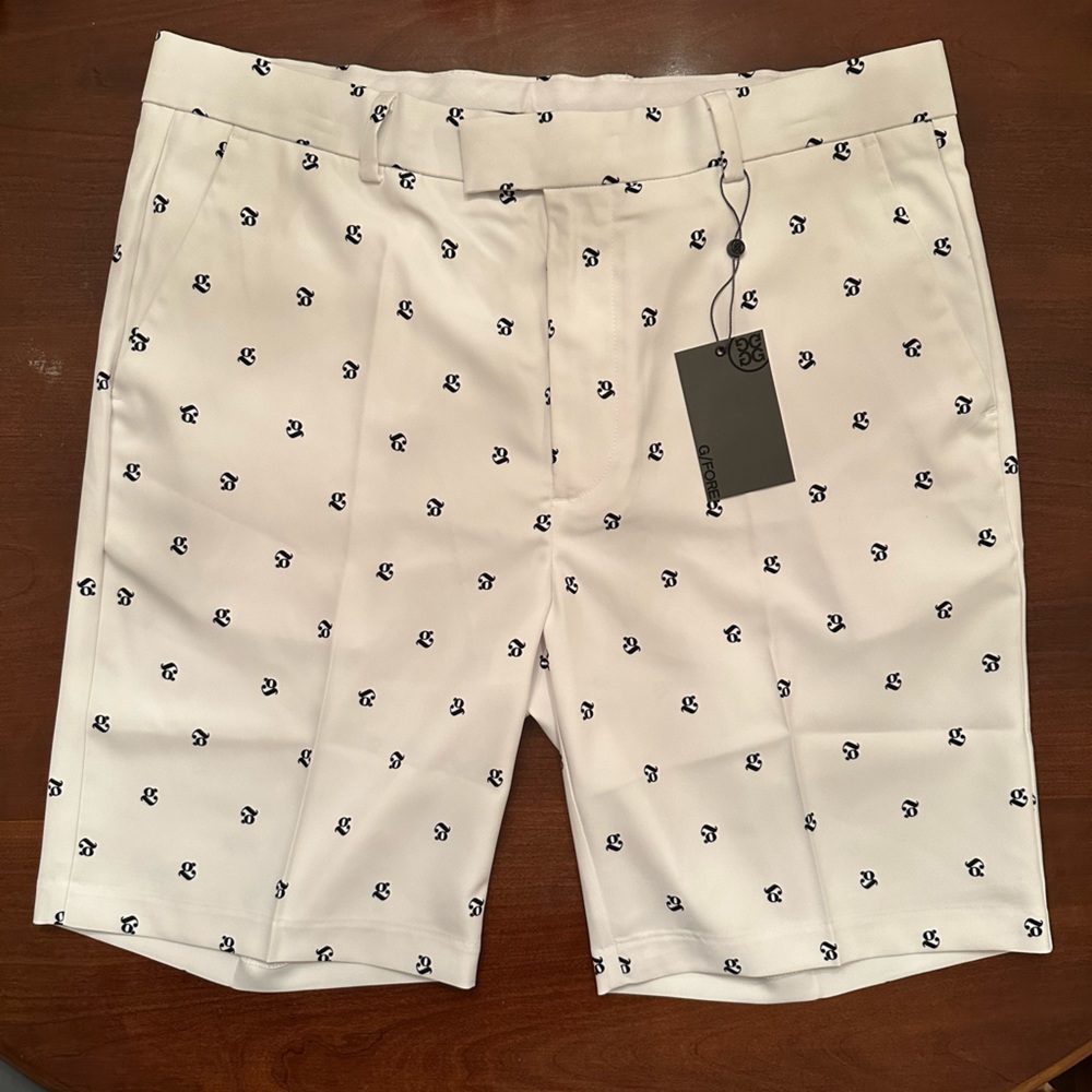NWT G/FORE Mini Gs Lightweight Technical Golf Shorts Mens 34 & 36